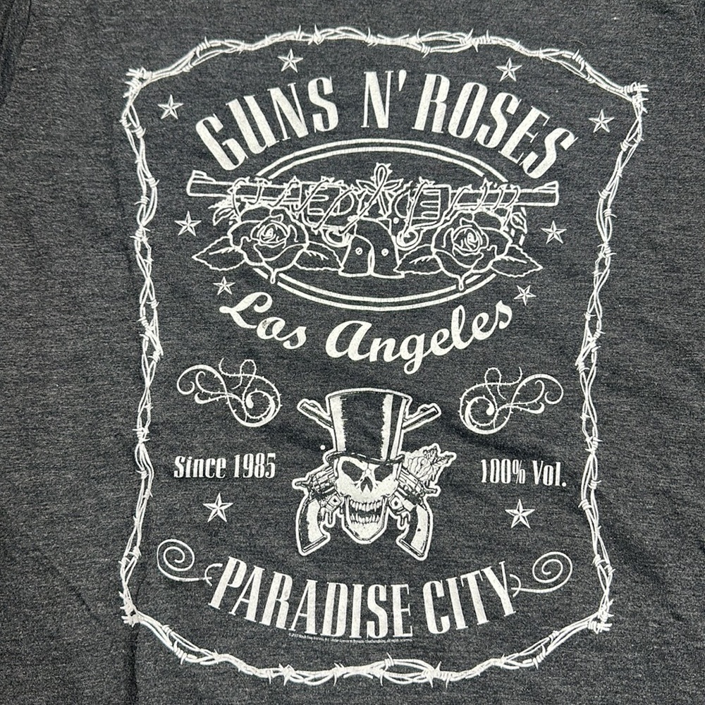 Bravado Guns & Roses ‘paradise city’ graphic tee grey size M